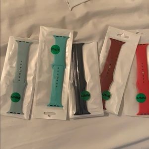 5 silicone Apple Watch Bands